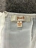 Peach 100% Polyester White 3/4 Sleeve Blouse Size S - photo 7