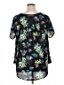Torrid Black Short Sleeve Blouse Size 1X Plus (1) - photo 2
