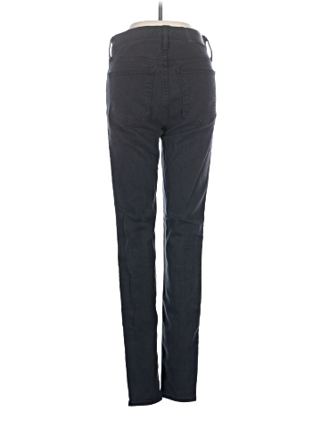 Madewell Tall 9" Mid-Rise Skinny Jeans in Lunar Wash: TENCEL&trade; Denim Edition (view 2)