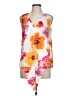INC International Concepts 100% Polyester Orange Sleeveless Blouse Size L - photo 1