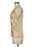 Verve Ami 100% Polyester Gold Sleeveless Top Size M - photo 5