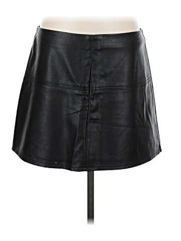 Jolt Faux Leather Skirt (view 1)