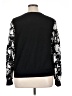 Porridge Floral Black Pullover Sweater Size XL (4) - photo 2