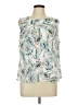 Talbots Outlet 100% Polyester Ivory Sleeveless T-Shirt Size Lg Petite - photo 1