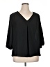 Soho Black 3/4 Sleeve Blouse Size XL - photo 1