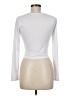 Shein White Long Sleeve T-Shirt Size M - photo 2