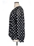 Timeson 100% Polyester Polka Dots Black Long Sleeve Blouse Size XXL - photo 5