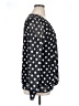 Timeson 100% Polyester Polka Dots Black Long Sleeve Blouse Size XXL - photo 4