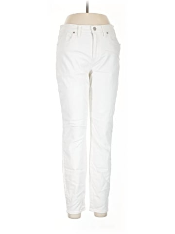 Madewell 9" High-Rise Skinny Jeans in Pure White (view 1)