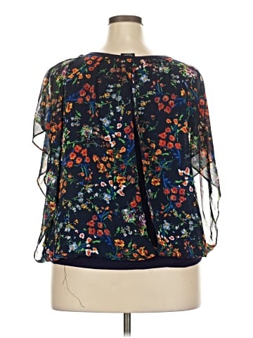 Bobeau 3/4 Sleeve Blouse (view 2)