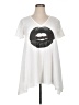 Go Couture White Short Sleeve T-Shirt Size XL - photo 1