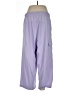 T by Talbots Color Block Purple Track Pants Size L - photo 2