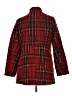 Unbranded 100% Polyester Plaid Red Coat Size L - photo 2