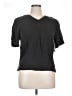 Doncaster Collection 100% Rayon Gray Short Sleeve Henley Size 14 - photo 1