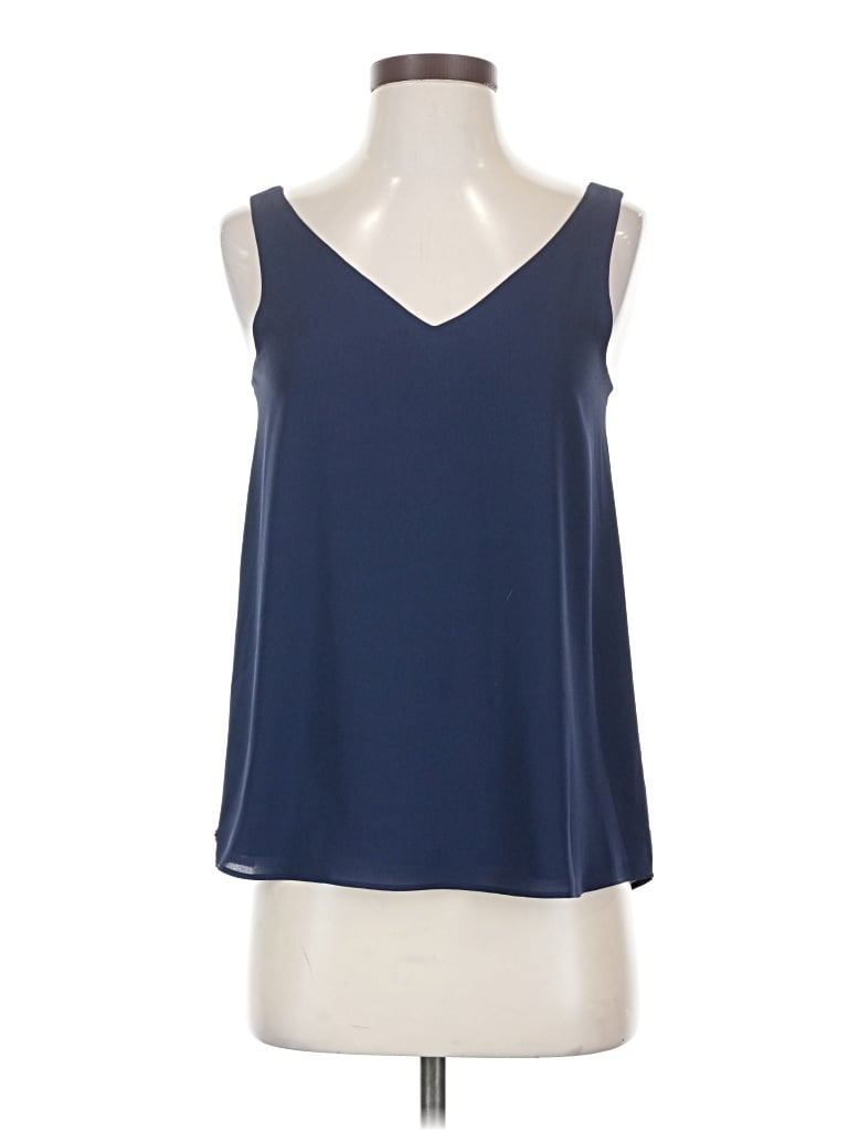 Pre-owned Aday Sleeveless Blouse In Blue