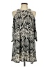 Bebop Paisley Silver Cocktail Dress Size L - photo 1