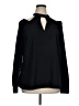 Lane Bryant 100% Polyester Black Long Sleeve Blouse Size 16 - photo 1
