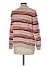 Talbots Stripes Gray Pullover Sweater Size Med Petite - photo 2