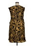 Lane Bryant 100% Polyester Paisley Gold Cocktail Dress Size 16 - photo 2