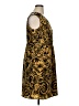 Lane Bryant 100% Polyester Paisley Gold Cocktail Dress Size 16 - photo 4