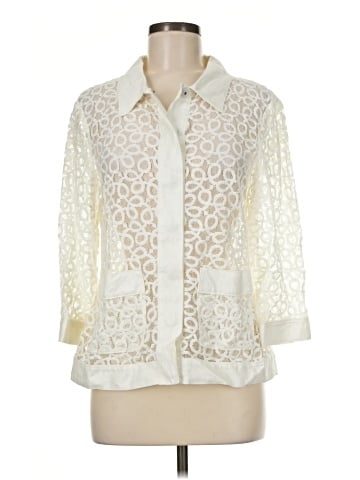Yansi Fugel 3/4 Sleeve Button-Down Shirt (view 1)