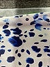 Unbranded 100% Polyester Print Blue Cocktail Dress Size 12 - photo 7