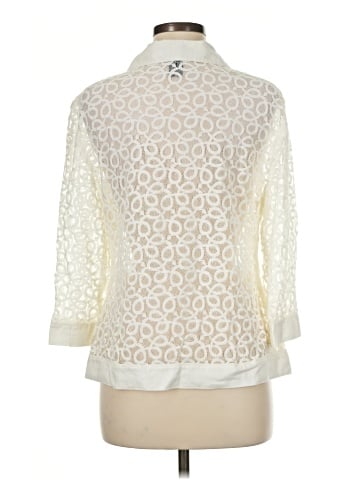 Yansi Fugel 3/4 Sleeve Button-Down Shirt (view 2)