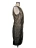 Studio M Metallic Black Cocktail Dress Size M - photo 4