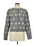 On 34th Polka Dots Gray Cardigan Size L - photo 1