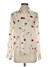 L'Agence Hearts Ivory Long Sleeve Blouse Size XS (0) - photo 1