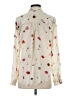 L'Agence Hearts Ivory Long Sleeve Blouse Size XS (0) - photo 2