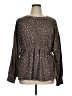 Assorted Brands Brown Long Sleeve Blouse Size XL - photo 1