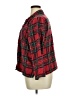 Old Navy 100% Cotton Plaid Red 3/4 Sleeve Button-Down Shirt Size XL - photo 5
