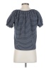 TeXTURE & THREAD Madewell Blue Short Sleeve Blouse Size S - photo 2