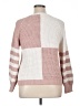 T Tahari 100% Polyester Color Block Pink Pullover Sweater Size XL - photo 2