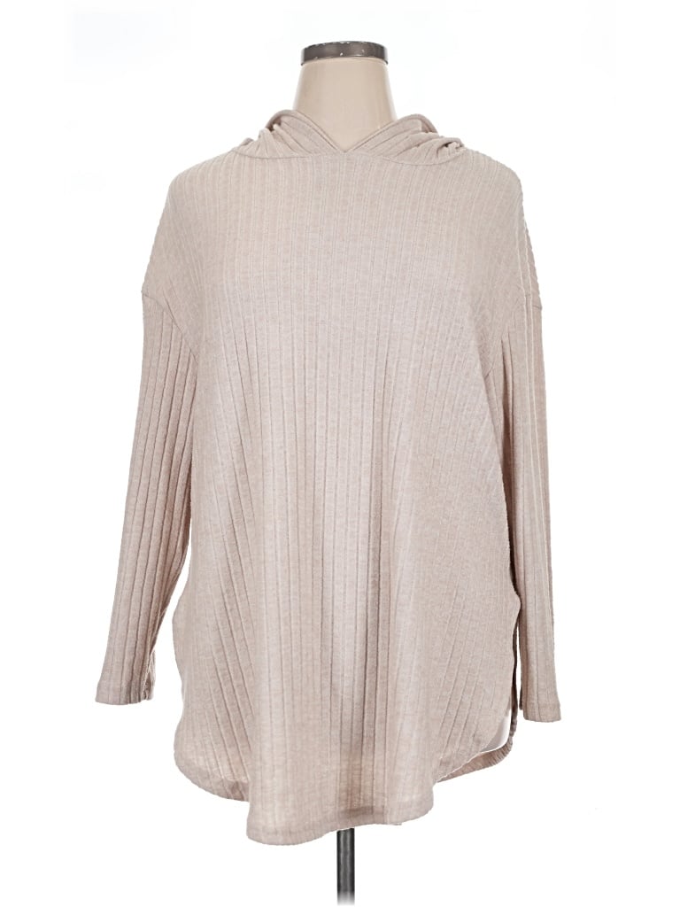 Pre-owned Shein Curve Turtleneck Sweater In Tan