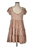 No Comment Paisley Tan Casual Dress Size L - photo 1