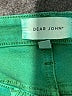 Dear John Color Block Green Jeans Size 30 waist - photo 7