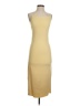 Express Solid Yellow Cocktail Dress Size S - photo 1