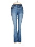 Lands' End Hearts Blue Jeans Size 6 Petite - photo 1