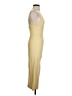 Express Solid Yellow Cocktail Dress Size S - photo 4