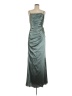 Unbranded 100% Polyester Teal Cocktail Dress Size 10 - photo 1