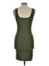 New Look Solid Green Casual Dress Size L - photo 2