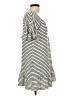 Max Studio Stripes Ivory Casual Dress Size L - photo 4