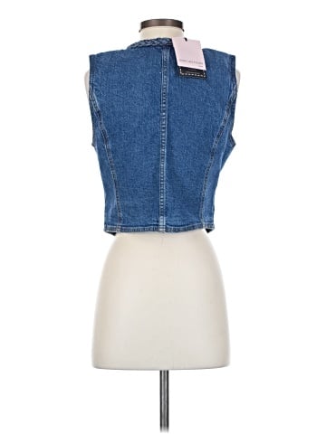 Avec Les Filles Denim Vest (view 2)