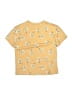 Amazon Essentials 100% Cotton Floral Yellow Short Sleeve T-Shirt Size 11 - 12 - photo 1