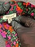 Jodifl 100% Polyester Floral Black Long Sleeve Blouse Size M - photo 7