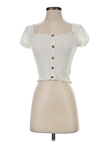 Mudd Short Sleeve Blouse (view 1)