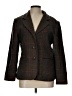 Sag Harbor Plaid Brown Blazer Size 12 - photo 1