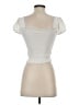 Mudd Ivory Short Sleeve Blouse Size S - photo 2